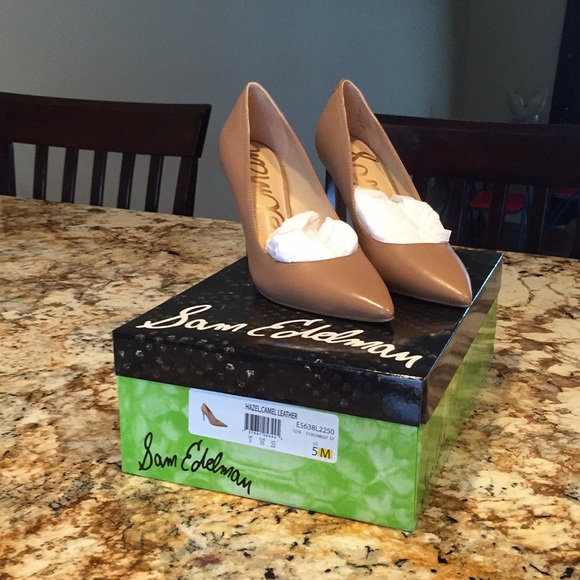 sam edelman camel pumps